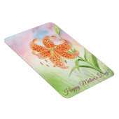 Personalized Elegant Tiger Lily Magnet (Rechte Seite)