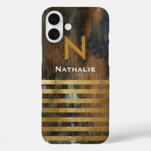 personalized elegant und chic stylish monogram iPhone 16 plus hülle