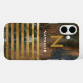 personalized elegant und chic stylish monogram Case-Mate iPhone hülle (Rückseite (Horizontal))