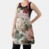 Personalized Elegant Victorian Roses in Blush Schürze (InSitu)