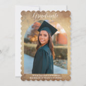 Personalized Elegant Wildflower Graduation Party I Einladung (Rückseite)