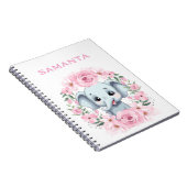 Personalized Elephant Notebook Notizblock (Rechte Seite)