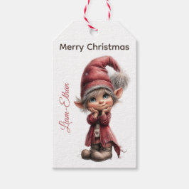 Personalized Elf Gift Tags | North Pole Christmas  Geschenkanhänger