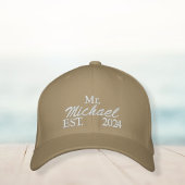 Personalized embroidered Mr. hat - Customized  Bestickte Baseballkappe