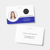 Personalized Employee Foto ID Company Security Ba Ausweis (Vorder- & Rückseite)