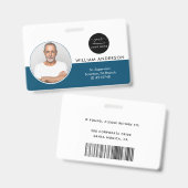 Personalized Employee Foto ID Company Security Ba Ausweis (Vorder- & Rückseite)
