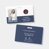 Personalized Employee Foto ID Company Security Ba Ausweis (Vorder- & Rückseite)