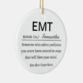 Personalized EMT Definition Keramik Ornament (Rechts)