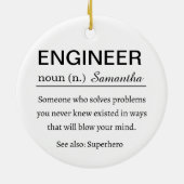 Personalized EMT Definition Keramik Ornament (Hinten)