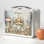 Personalized Enchanted Forest Fantasy Metall Brotdose (Beispiel)