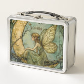 Personalized Enchanted Forest Moon Fairy Metall Brotdose (Vorderseite)