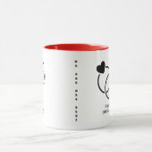 Personalized Engaged Couple Mug Tasse (Zentrum)