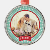Personalized Engagement Foto von Keepsake Ornament (Vorne)