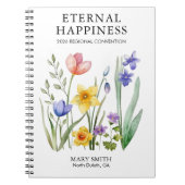 Personalized Eternal Happiness 2026 Convention  Notizblock (Vorderseite)