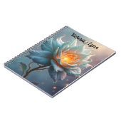 Personalized Ethereal Flower Note Book Notizblock (Linke Seite)