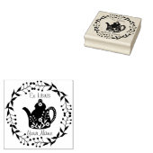 Personalized Ex Libris teapot  Gummistempel (Stempel)