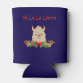 Personalized Fa La La Llama Christmas Dosenkühler (Rückseite)