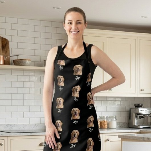 Personalized Face and Name Apron, Custom Photo Schürze