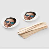 Personalized Face Birthday Favors Bachelor Party  Fächer (Non-assembled)