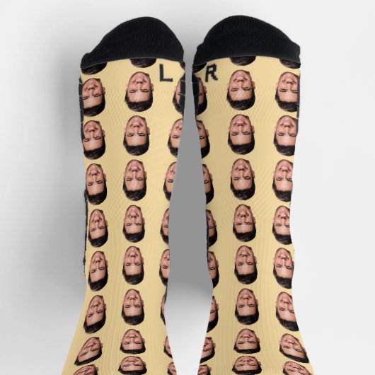 Personalized Face Gift  Socken (Oben)