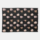 Personalized Face Photo | 3 Photos Face Geschirrtuch (Horizontal)