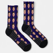 Personalized Face Photo Socks, Upload Your Picture Socken (Rechts)