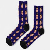 Personalized Face Photo Socks, Upload Your Picture Socken (Linkes Detail)