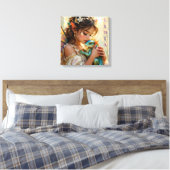 Personalized Fairy and Dragon Mystical  Leinwanddruck (Insitu (Schlafzimmer))