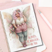 Personalized Fairy Art Journal – Be Bold Be You Notizblock