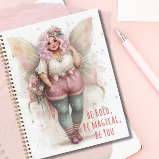Personalized Fairy Art Journal – Be Bold Be You Notizblock