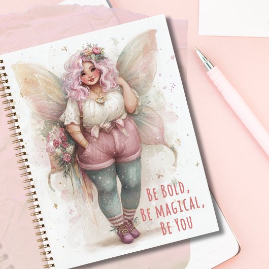Personalized Fairy Art Journal – Be Bold Be You Notizblock