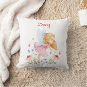 Personalized Fairy Girl Nursery Pillow Kissen (Decke)