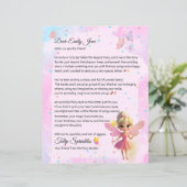 Personalized Fairy Letter for Girls – Custom Name (Stehend Vorderseite)