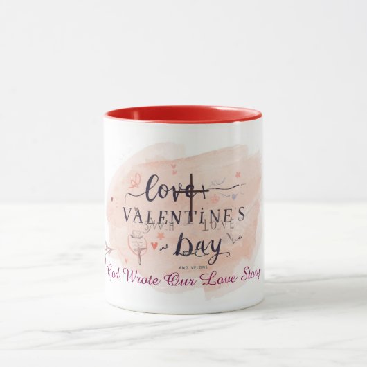 Personalized Faith-Based Valentine Gift | God Wrot Tasse (Zentrum)