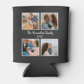 Personalized family 4 photo collage template dosenkühler (Vorderseite)