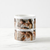 Personalized Family 8 Photo Collage Kaffeetasse (Mittel)