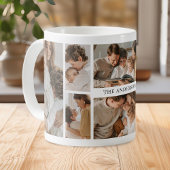 Personalized Family 8 Photo Collage Kaffeetasse