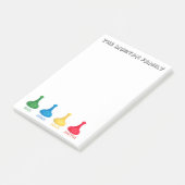 Personalized Family Board Game Lover Post-it Klebezettel (angewinkelt)