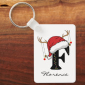 Personalized Family Christmas Keychain for Friends Schlüsselanhänger (Vorderseite)