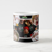 Personalized Family Christmas Mug 2025 Jumbo-Tasse (Vorderseite)