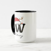 Personalized Family Christmas Mug Gift for Dad Tasse (Vorderseite Links)