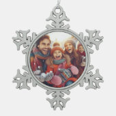 Personalized Family Christmas Ornament (Vorderseite)