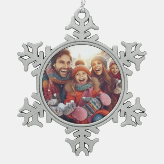 Personalized Family Christmas Ornament (Vorderseite)