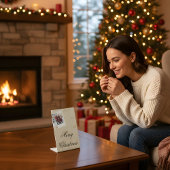 “Personalized Family Christmas Photo Card” Dankeskarte