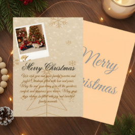 “Personalized Family Christmas Photo Card” Dankeskarte