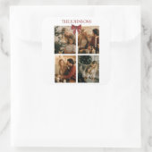 Personalized Family Christmas Photos Sticker (Tasche)