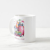 Personalized Family Cruise Name Year Kaffeetasse (Vorderseite Links)