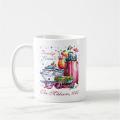 Personalized Family Cruise Name Year Kaffeetasse (Links)
