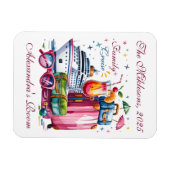Personalized Family Cruise Name Year Magnet (Horizontal)