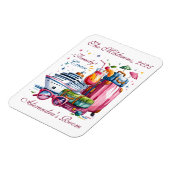 Personalized Family Cruise Name Year Magnet (Linke Seite)